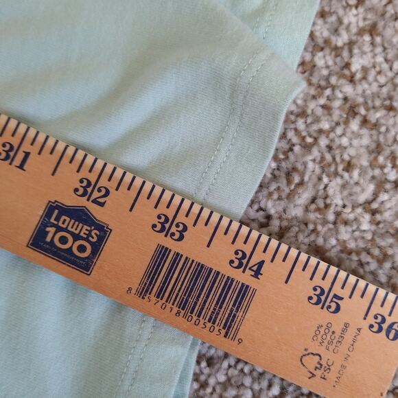 Melrose & Market Mint Green Cotton Dress Size M – Open Back T-Shirt Style - Picture 7 of 10